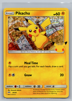 Pikachu - 25/25 Holo McDonald's 25th Anniversary Promos NM Pokemon TCG 001 - Image 1