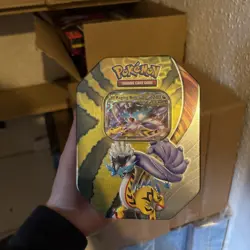 POKEMON PARADOX DESTINIES TIN - RAGING BOLT EX - BRAND NEW & SEALED - Image 2