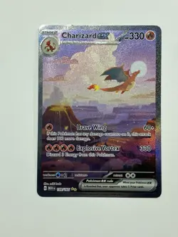 Pokemon TCG Charizard EX 199/165 Special Illustration Rare SV 151 SIR NM - Image 1