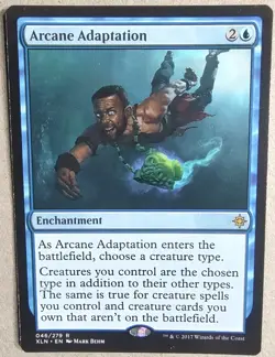 Arcane Adaptation - Ixalan (XLN) #046 - Rare Regular - NM - MTG - Free Shipping - Image 1