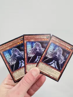 Yu-Gi-Oh TCG X3 Ghost Belle Haunted Mansion 1st Edition Rare NM - Image 1