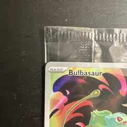 Pokemon TCG Bulbasaur IR 133/132 Mega Evolutions Stamped Promo Sealed - Image 2