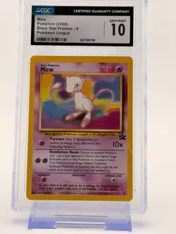 2000 Mew Black Star Promo 8 - GEM MINT Pokemon League CGC 10 - Image 1