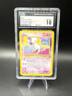 Mew Black Star Promo #8 Pokemon League CGC 10 GEM MINT 2000 Pokemon Card! - Image 1