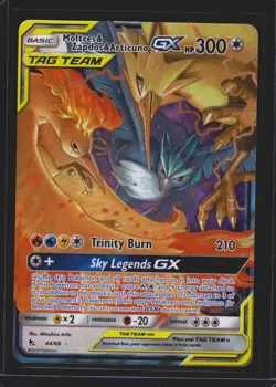 Pokemon TCG - Moltres & Zapdos & Articuno GX #44/68 Hidden Fates NM - Image 1