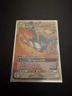 Pokemon TCG Moltres Zapdos Articuno GX 44/68 Hidden Fates NM/Mint Condition - Image 4