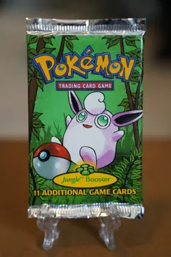 Pokemon Jungle Unlimited 1999 Wigglytuff Artwork Booster Pack WOTC Sealed - Image 1