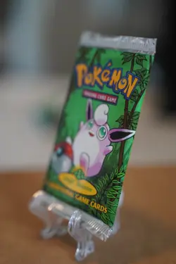 Pokemon Jungle Unlimited 1999 Wigglytuff Artwork Booster Pack WOTC Sealed - Image 3