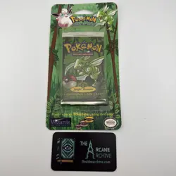 Pokemon Jungle Booster Blister Pack Scyther Artwork 1999 WOTC Factory Sealed - Image 1