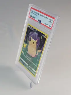2021 Pokemon Celebrations Pikachu Full Art Holo PSA 9 Mint 005/025 - Image 3