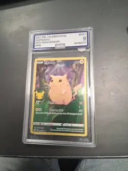 Pokemon Celebrations Classic Collection Pikachu 005/025 AGS Mint 9 Holo 2021 - Image 1