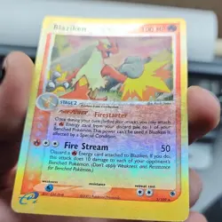 Blaziken 3/109 Ruby & Sapphire Reverse Holo Rare Stage 2 100HP Pokemon TCG 2003 - Image 1