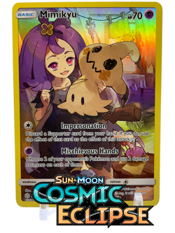 Pokemon Sun & Moon Cosmic Eclipse Reverse Holo Foil Rainbow Secret Rare YOU PICK - Image 1