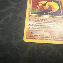 Flareon 3/64 1st Edition Holo Rare - Pokemon Jungle - Image 2