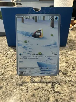 Pokemon TCG Snorunt Paradox Rift 188/182 Holo Illustration Rare Card - Image 1