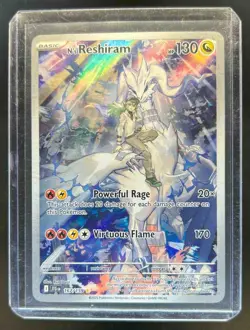 2025 Pokemon SV Journey Together JTG EN N's Reshiram Illustration Rare #167/159 - Image 1