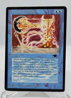 Transmute Artifact Magic mtg Heavy Play, English Antiquities x1 - Image 3