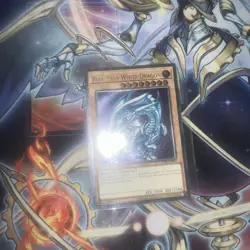 PACK FRESH Blue Eyes White Dragon OP28-EN001 Ultimate Rare Near Mint Yugioh - Image 1