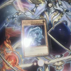 PACK FRESH Blue Eyes White Dragon OP28-EN001 Ultimate Rare Near Mint Yugioh - Image 2