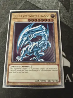 Yugioh Blue-Eyes White Dragon OP28-EN001 OTS Ultimate Rare Near Mint NM - Image 1