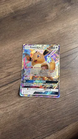 Pokemon Eevee GX SM174 Sun Moon Promo Holo TCG Card - Image 1