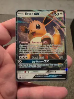 Pokemon Eevee GX TCG SM174 Sun & Moon Black Star Promo Card English - Image 1