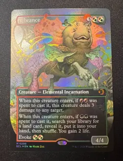 🌈 Vibrance (Borderless FOIL) - MTG Lorwyn Eclipsed #295 - NM - Image 1