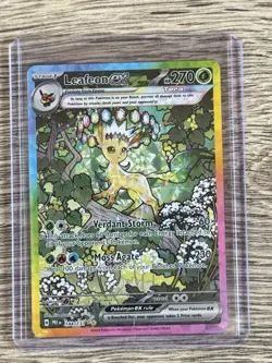 Pokemon TCG Leafeon EX SIR 144/131 | Prismatic Evolutions Card - Image 1