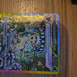 Pokemon Leafeon EX Sir 144/131 Prismatic Evolutions TCG Card NM-Mint - Image 2