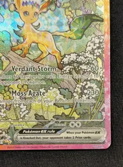 Leafeon ex 144/131 Prismatic Evolutions SIR Pokemon TCG Card NM - Image 4