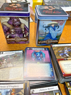 Legend Of The Five Rings CCG Lot - Over 350 cards + 2 Ivory Edition Tins - Image 4