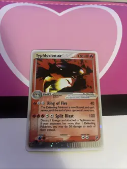 Pokemon TCG Typhlosion EX Sandstorm Ultra Rare Holo Card 99/100 NM/LP - Image 1