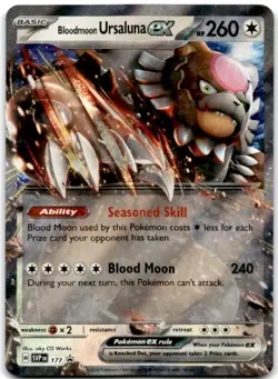 Bloodmoon Ursaluna ex - Promo SV: Scarlet & Violet Promo Cards 177 NM - Image 1