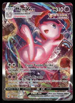 Pokemon Cards Mew VMAX 269/264 Fusion Strike Alternate Art HP - Image 1