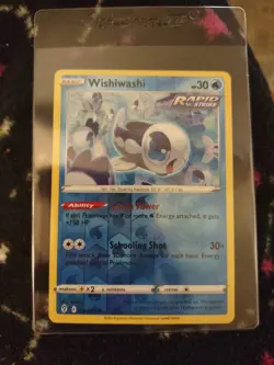 Wishiwashi Evolving Skies 046/203 NM Reverse Holo Rare Pokemon Card - Image 3