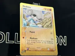 Meditite 37/97 Reverse Holo EX Dragon Uncommon Pokemon Card - Image 4