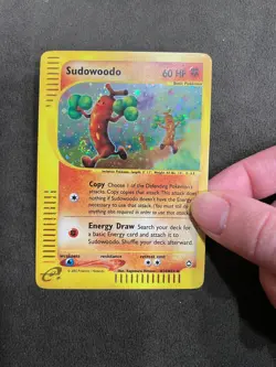 Sudowoodo Aquapolis H24/H32 Holo eReader Swirl Pokemon TCG NM - Image 2