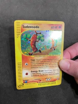 Sudowoodo Aquapolis H24/H32 Holo eReader Swirl Pokemon TCG NM - Image 4