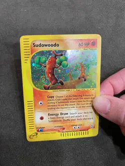Sudowoodo Aquapolis H24/H32 Holo eReader Swirl Pokemon TCG NM - Image 5