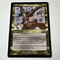 MTG Munitions Expert Retro Frame Regular #0016 Modern Horizons 3 Uncommon NM/M - Image 1