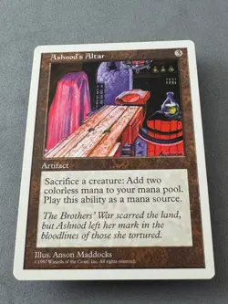 Ashnod's Altar MTG 5th Edition-Never Played Near Mint/Mint-Vintage Magic - Image 3