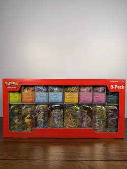 Pokemon TCG Prismatic Evolutions 8 Mini Tins Costco- Sealed, New - Lot Of 2 - Image 2