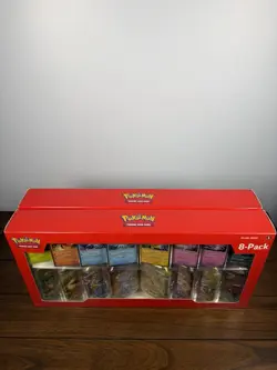 Pokemon TCG Prismatic Evolutions 8 Mini Tins Costco- Sealed, New - Lot Of 2 - Image 5