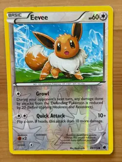 Eevee 89/116 Reverse Holo LP - Plasma Freeze 2013 - Pokemon TCG - Image 1