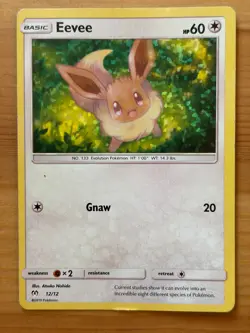 Eevee 12/12 Holo MP - McDonald's Collection 2019 - Pokemon TCG - Image 1