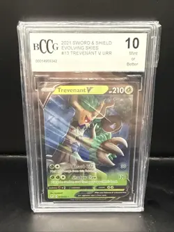 Pokemon Trevenant V 013/203 Swsh07: Evolving Skies Holo BCCG 10 - Image 1