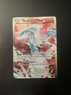 Pokemon Reshiram Full Art RC22/RC25 Legendary Treasures Radiant Collection Holo - Image 1