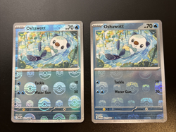 Pokemon TCG Oshawott Master Ball and Pokeball Set 021/086 Sv: White Flare NM - Image 1