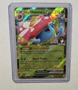 Pokemon Erika’s Vileplume Ex 3/217 Mega Evolutions Ascended Heroes Ready To ship - Image 1