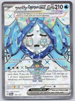 Wellspring Mask Ogerpon ex 194/167 (NM) - SV06: Twilight Masquerade Pokemon TCG - Image 1